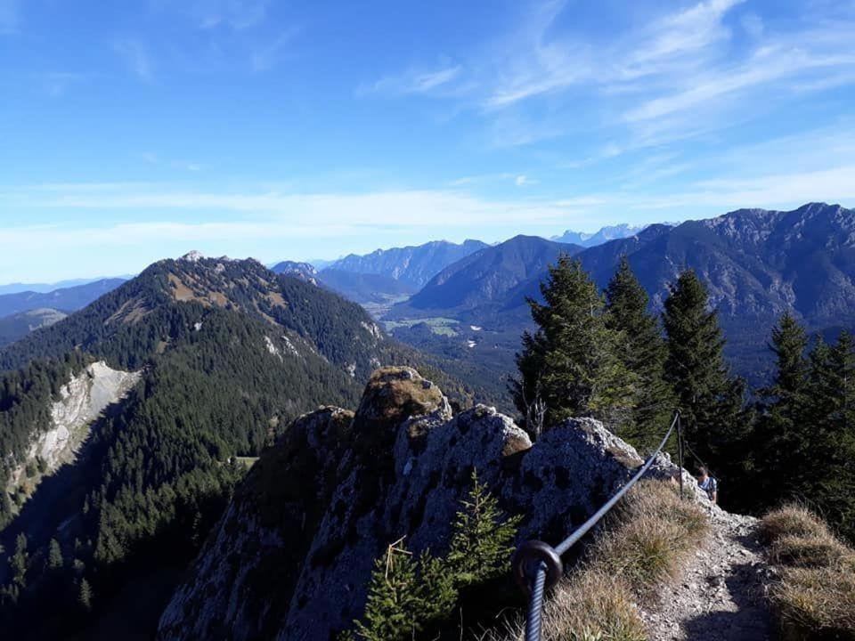 Ferienwohnung-Susanne-Im-Gaestehaus-Bergfrieden Bayersoien Exterior foto